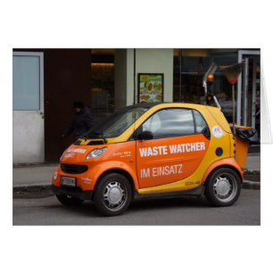 Orange Smart Car