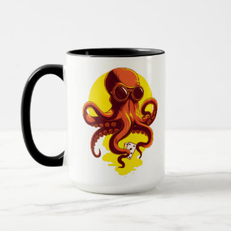 Orange Smart Octopus Mug