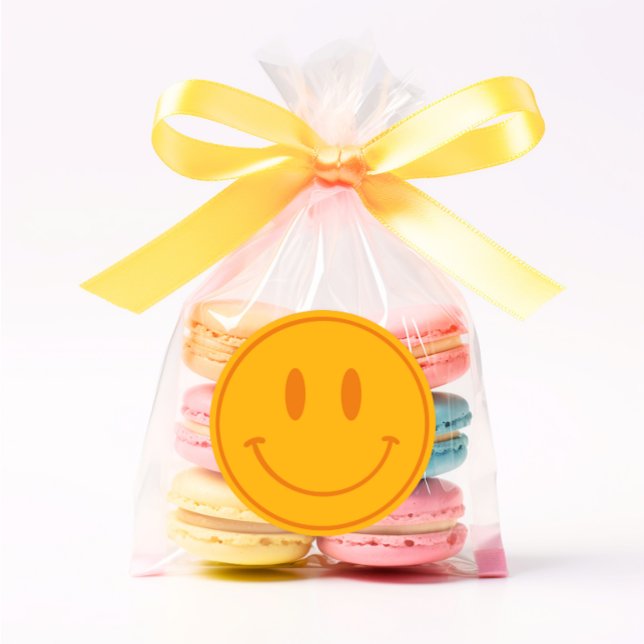 Orange Smile One Happy Dude/Gal Birthday Stickers (Creator Uploaded)