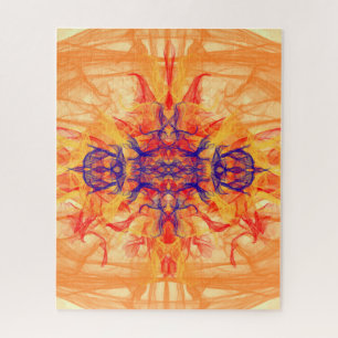 ORANGE SMOKE - Fractal Art - Jigsaw Puzzle