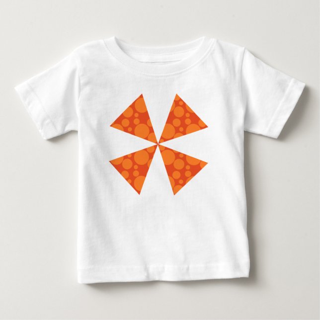 Orange Soap Bubbles  Baby T-Shirt (Front)