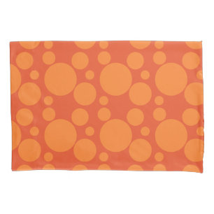 Orange Soap Bubbles Pillowcase