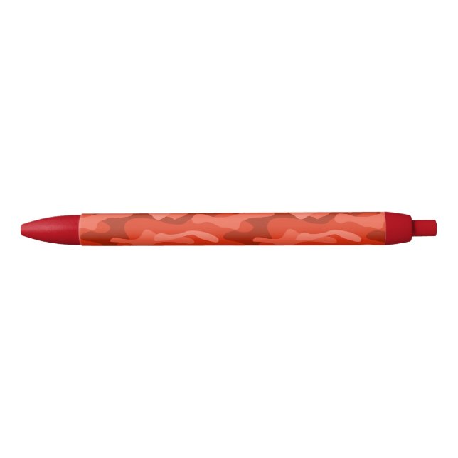 Orange Soda Monocolor Camo Black Ink Pen (Front)