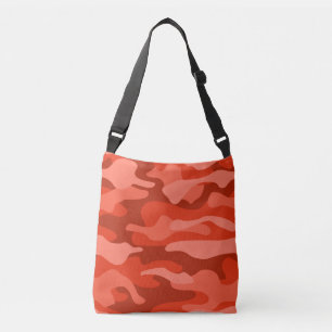 Orange Soda Monocolor Camo Crossbody Bag