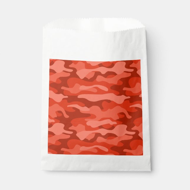 Orange Soda Monocolor Camo Favour Bag (Front)