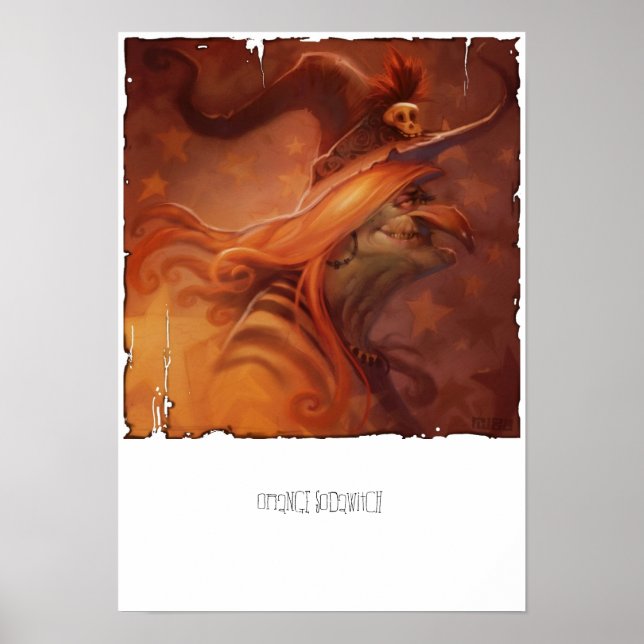 Orange Sodawitch Canvas Print (Front)