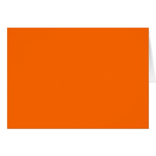 Orange Solid Colour Card