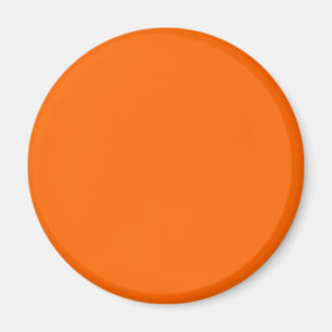 Orange Solid Colour Magnet