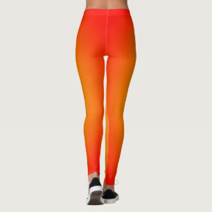orange spank Leggings