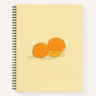 Orange Spiral Notebook