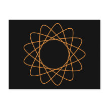 Orange Spirograph