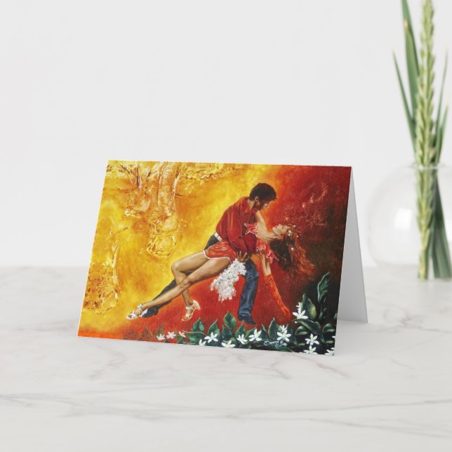 Orange Splash Card (Front)