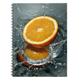 Orange Splash notebook