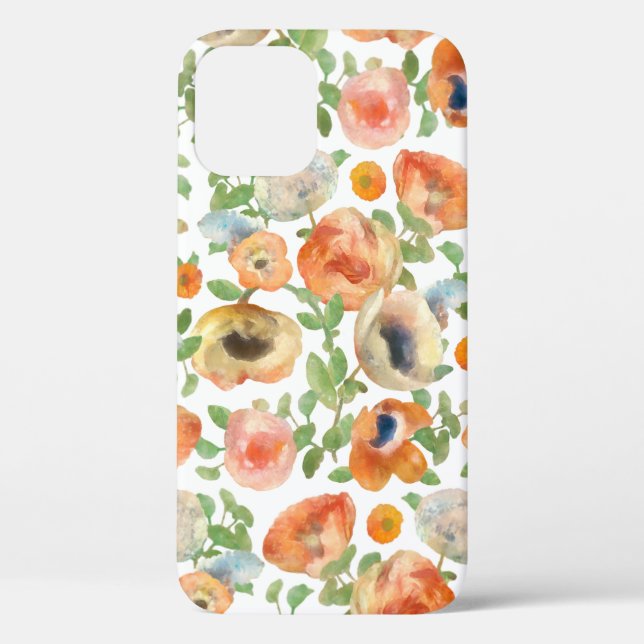 Orange Spring Flowers Case-Mate iPhone Case (Back)