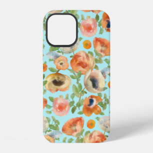 Orange Spring Flowers iPhone 12 Case