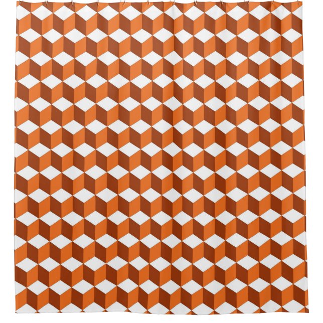 Orange square box seamless pattern (Front)