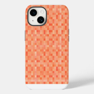 Orange Square Pixels  Case-Mate iPhone 14 Case