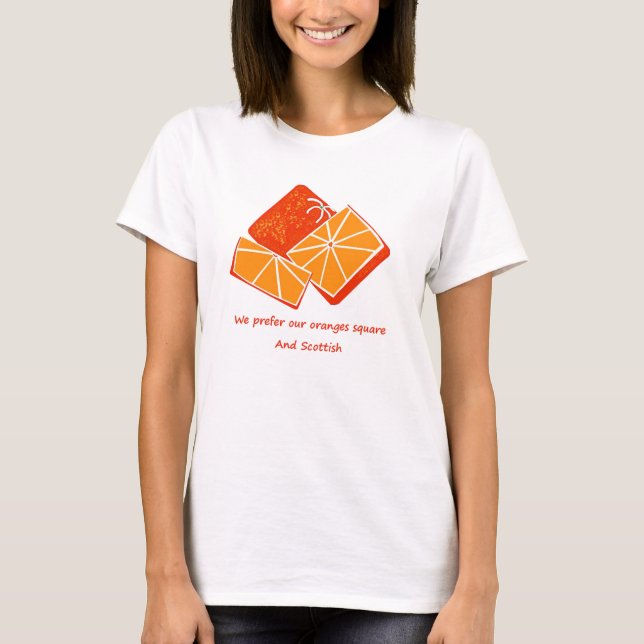 Orange squares T-Shirt (Front)
