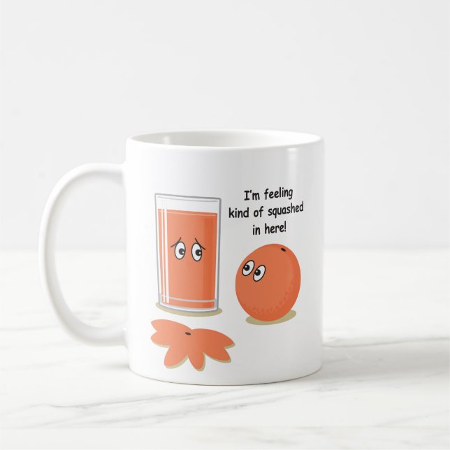 Orange Squash Coffee Mug (Left)
