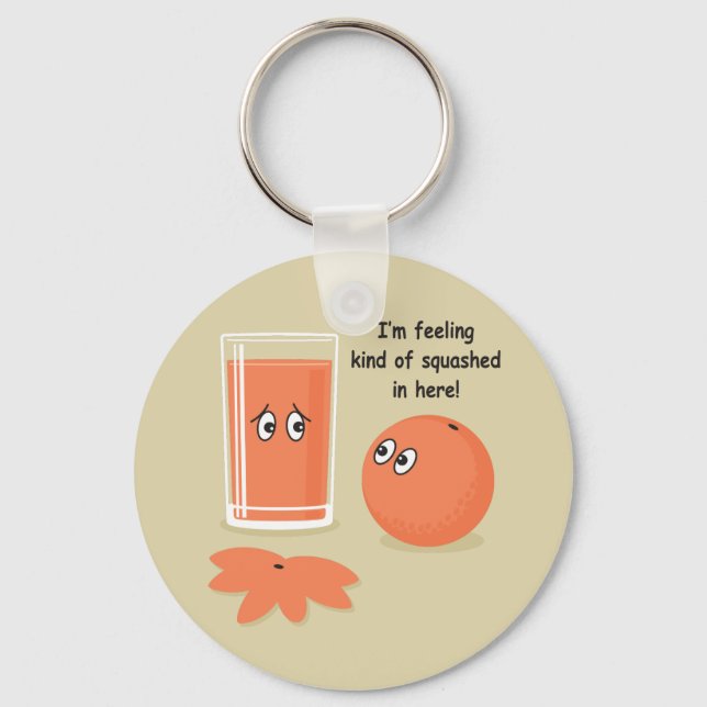 Orange Squash Keychain (Front)