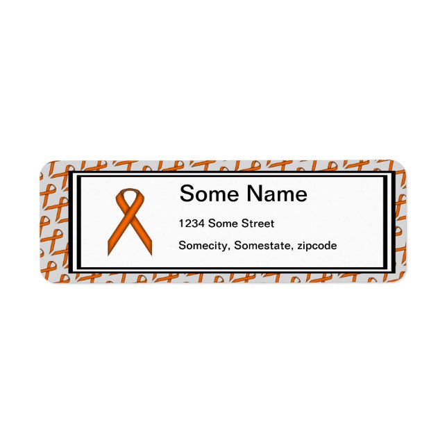 Orange Standard Ribbon by Kenneth Yoncich (Front)