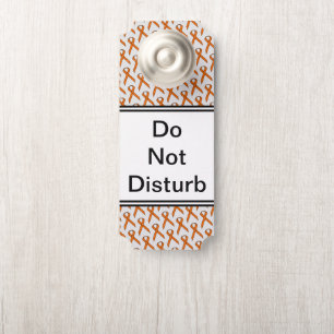 Orange Standard Ribbon by Kenneth Yoncich Door Hanger