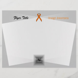 Orange Standard Ribbon by Kenneth Yoncich Flyer