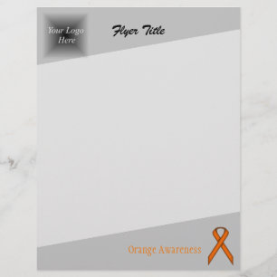 Orange Standard Ribbon by Kenneth Yoncich Flyer