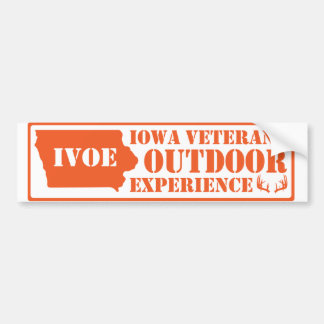 Orange sticker by Iowa Veterans Outdoor Experience