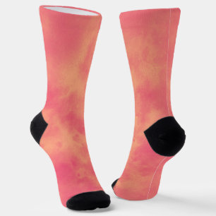 Orange Storm Cloud Socks