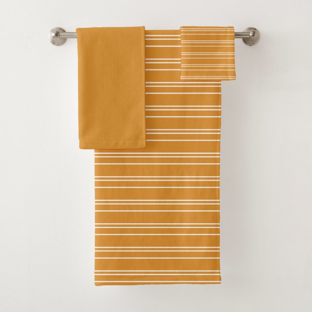 Orange Stripe Design  - Towel Research (Insitu)