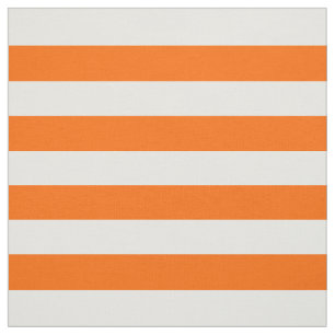 Orange Stripes Fabric