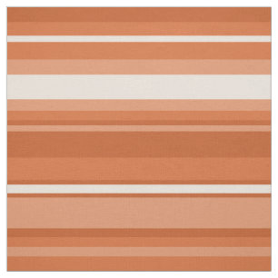 Orange stripes fabric