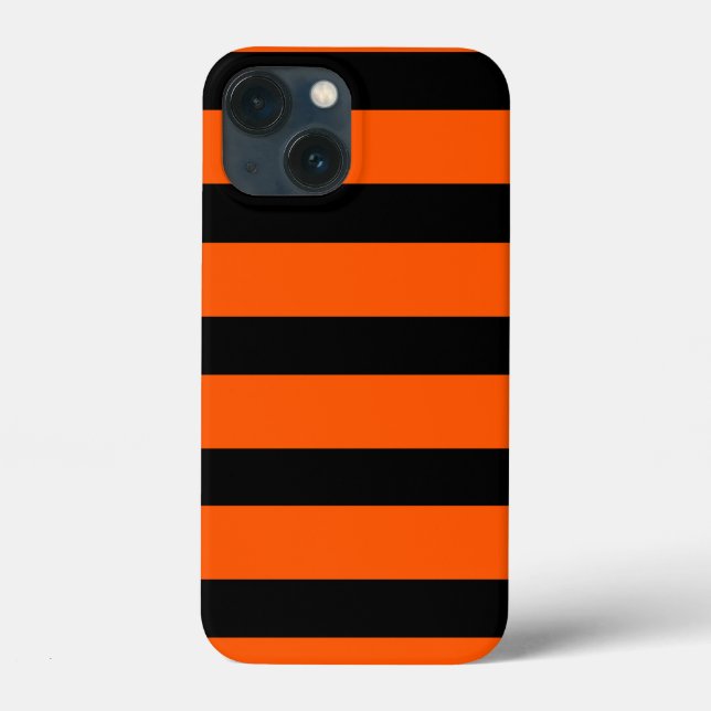 Orange stripes pattern Case-Mate iPhone case (Back)