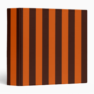 Orange Stripes Retro Style Customize This! Binder