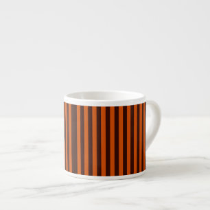 Orange Stripes Retro Style Customize This! Espresso Cup