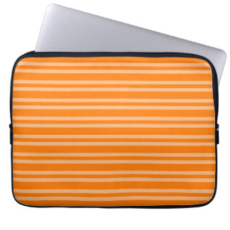 Orange Stripes Seamless Pattern Laptop Sleeve