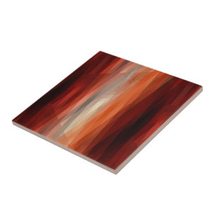 Orange Stripes Tile