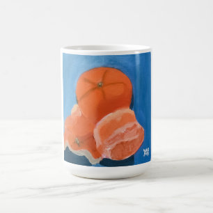 Orange study coffee mug