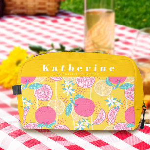 Orange Summer Mustard Dopp Kit