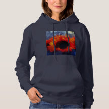 Orange Sunflower Hoodie Sweatshirt or T-shirt