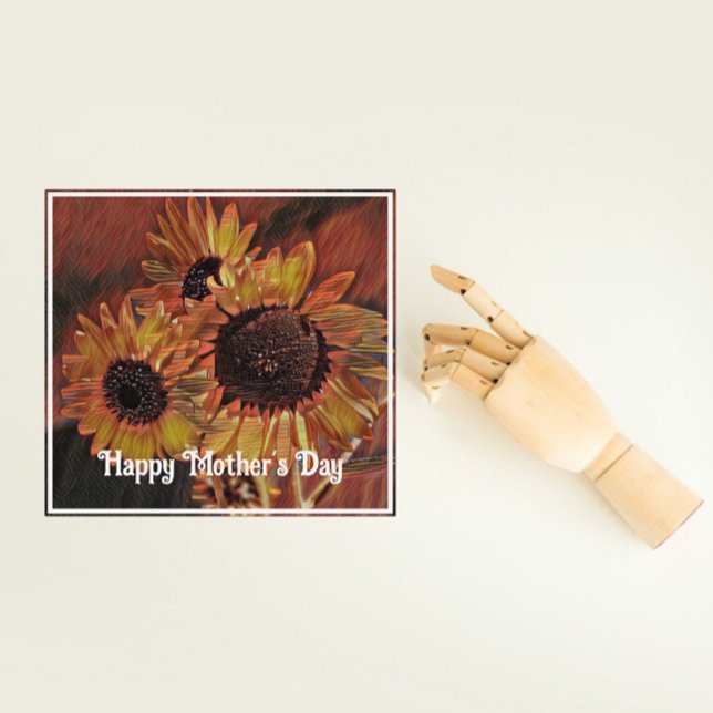 Orange Sunflower Modern Art Mother's Day Photo  (Creator Uploaded)