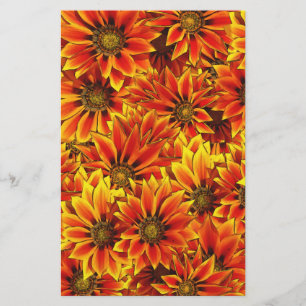 Orange Sunflowers Stationery