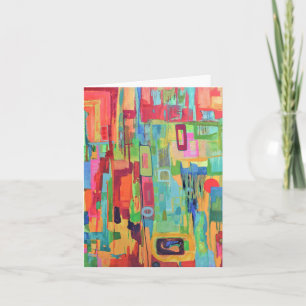 Orange Sunshine Blank Notecard