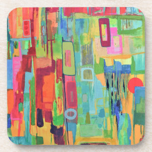 Orange Sunshine Set of 6 Coasters