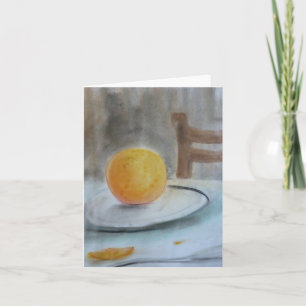 Orange sur Plaque pastel carte pour notes par Brad