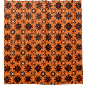 Orange Suzani Pattern