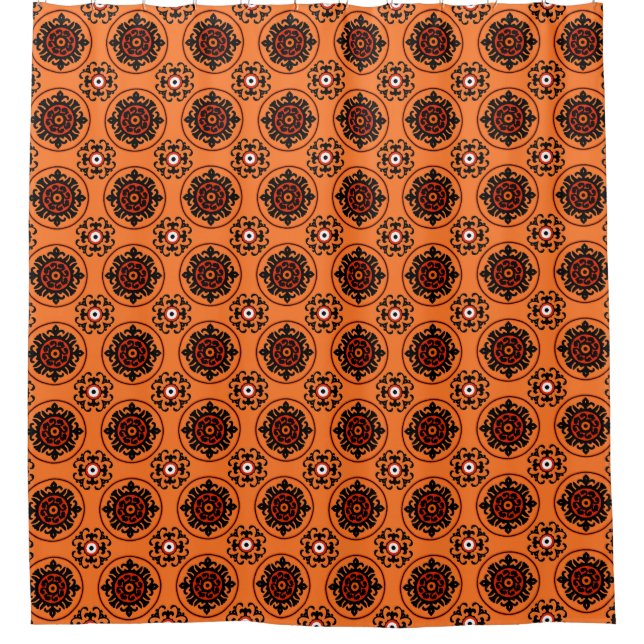 Orange Suzani Pattern (Front)