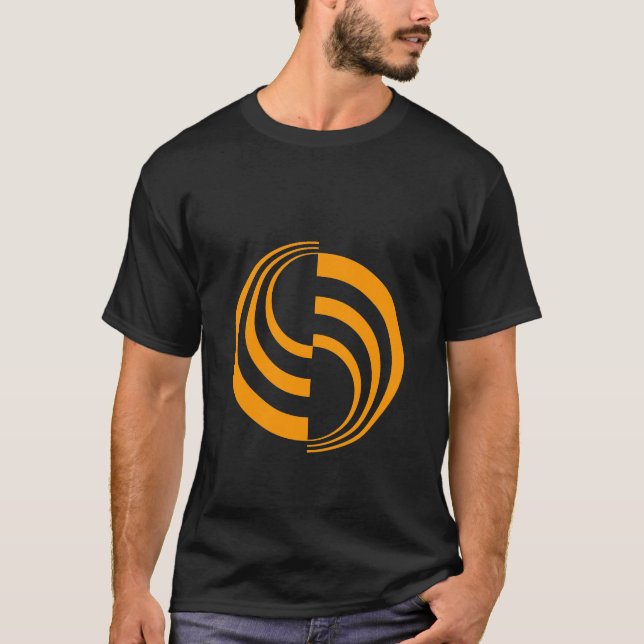 Orange Swirls T-shirt (Front)