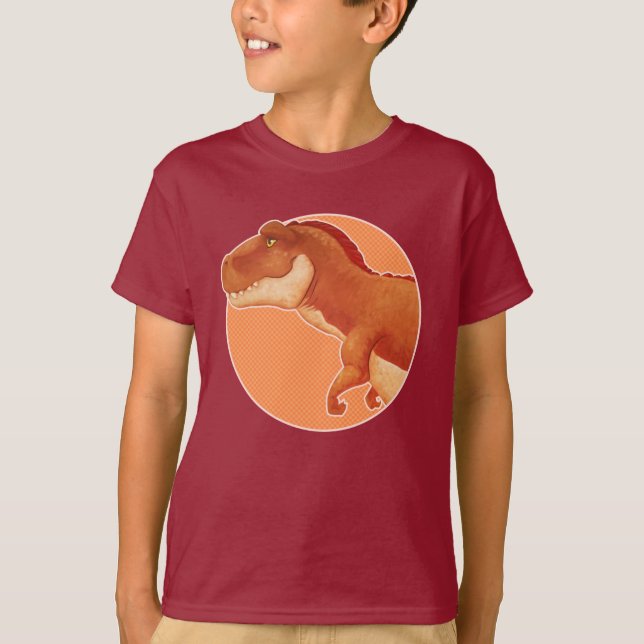 Orange T-Rex T-Shirt (Front)